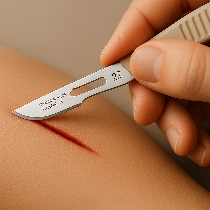 High-Performance Surgical Blades Carbon Steel Non-Sterile