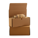 Premium Brown Quick Seal Postal Boxes Heavy-Duty Peel Seal Packaging with Tear Strip Ideal for Ecommerce Couriers