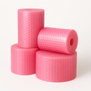 High-Performance Pink Anti-Static Bubble Wrap Shockproof Static-Resistant Rolls for Tech  Electrical Equipment