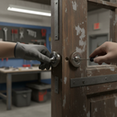 Polished Chrome & Satin Nickel Bathroom Turn & Release | Contemporary Internal Doors
