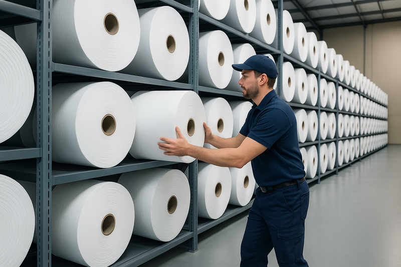 Premium White Foam Roll Heavy-Duty Packing Cushioning Best Bubble Wrap Alternative for Home Industrial Use