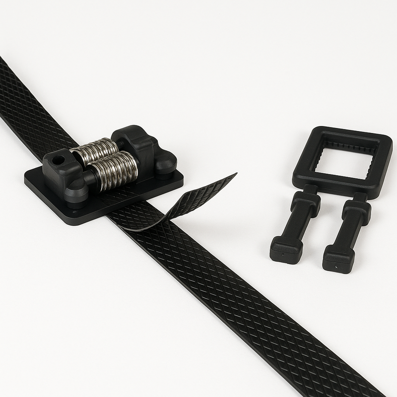 Premium 12mm Plastic Strapping Buckles 1000 Pack Tool-Free Heavy-Duty Securing Solution