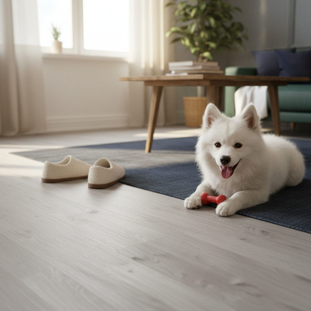 Standard 7mm Laminate Flooring - Water-Resistant, Easy In...