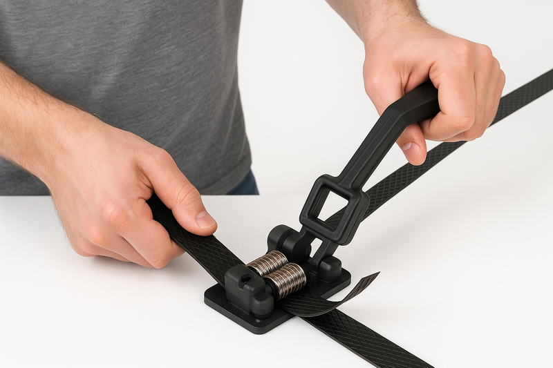 Premium 12mm Plastic Strapping Buckles 1000 Pack Tool-Free Heavy-Duty Securing Solution