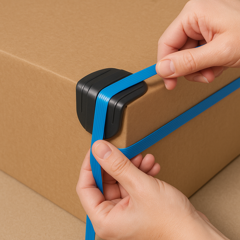 Heavy-Duty Plastic Strapping Edge Protectors Protect Cargo Pallets High-Tension Strap Guards 2000 Pack