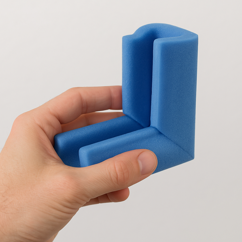 Premium Foam Corner Protectors by Nomapack Flexible Cushioned Profile Guards for Furniture Worktops Packaging