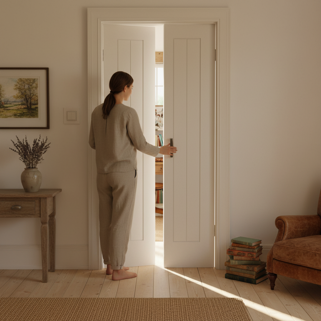 Internal Primed Bi-fold Cottage Door with Semi-Solid Core