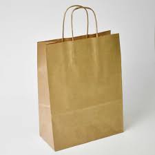 Premium Kraft Brown Paper Bags with Twisted Handles Eco-Friendly Strong Reusable Carrier Bags