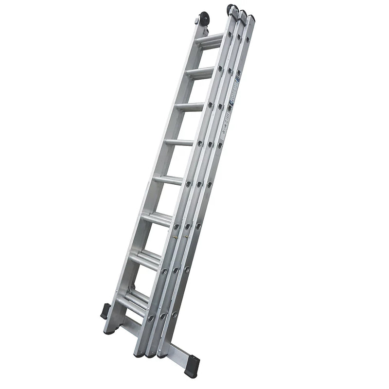 High Impact Aluminium Triple Extension Ladder For Industrial Applications - 5.2m