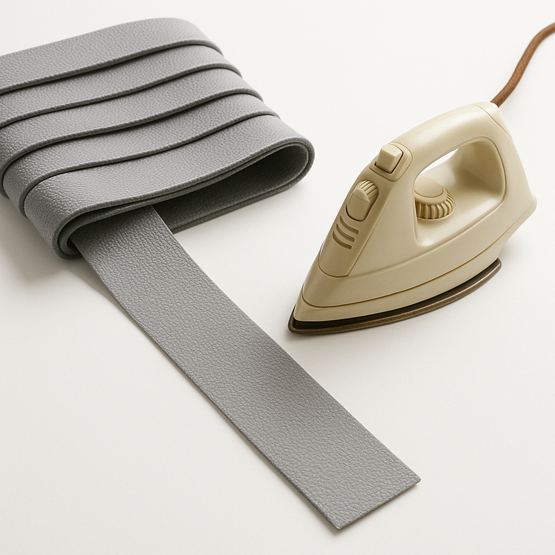 Hi-Vis Reflective Iron-On Tape 50mm x 10m Silver Safety & Visibility