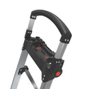 Ultra Durable Aluminium 4-Step Platform Step Ladder With Handrail - 1.8m