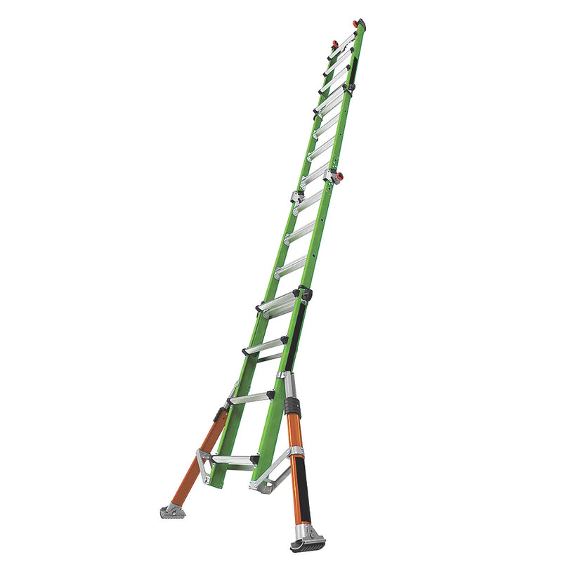 High Impact Fibreglass Combination Ladder For Professional Use - 4.55m