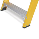 Heavy Duty Fibreglass 6-Step Platform Step Ladder For Electrical Work - 1.88m