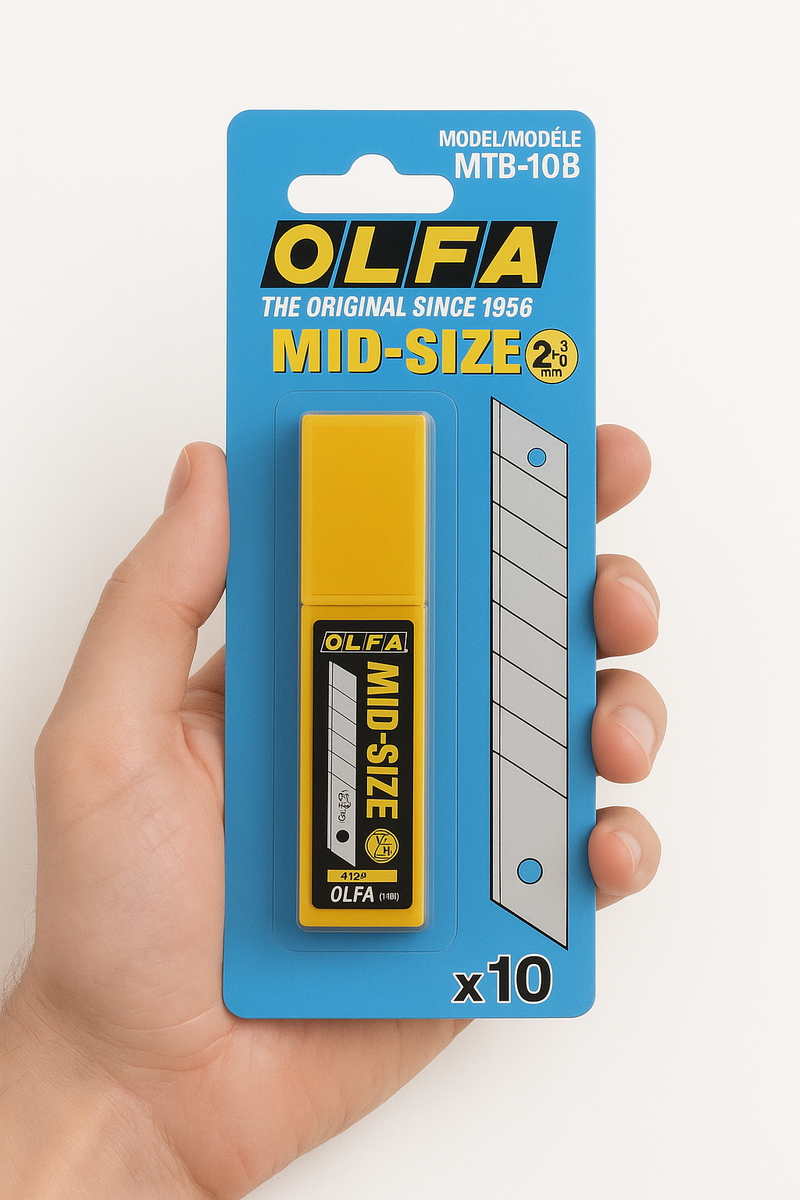 Heavy-Duty 18mm Replacement Cutter Blades for Pros Contractors