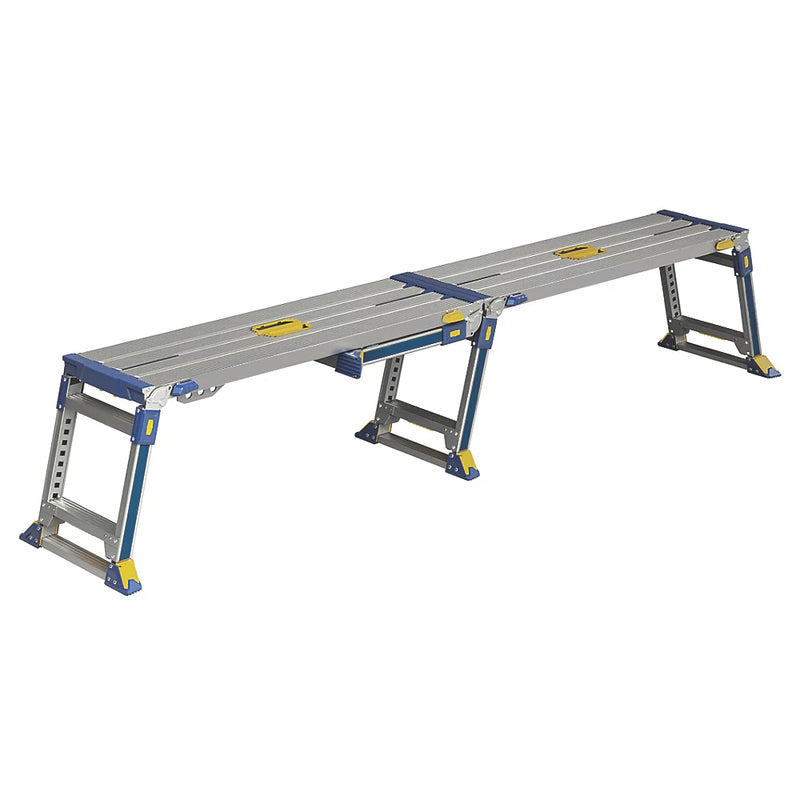 Industrial Quality Lightweight Aluminium Folding Work Platform  - 760mm x 1.17m