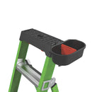 Industrial Grade Black Plastic Ladder Tool Bag - 130mm