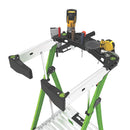 High Professional Fibreglass 3-Step Platform Step Ladder - 1.73m