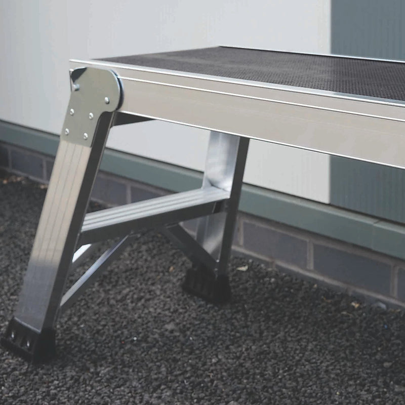 Professional Grade Aluminium Folding Work Platform For Industrial Use - 1.3m