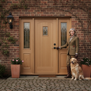 Premium Insulated Grand Entrance Doors with Real Oak Finish and Solid Engineered Construction