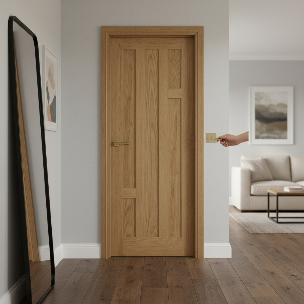 Premium Made-to-Measure Internal Oak Door - Fully Finished, Custom Sizes for Perfect Fit