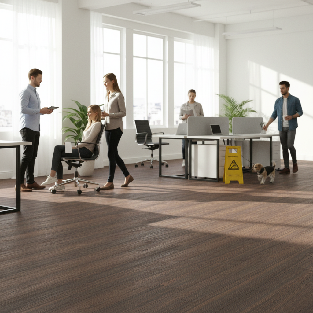 8mm Laminate Flooring - Water-Resistant, Eco-Friendly, Re...