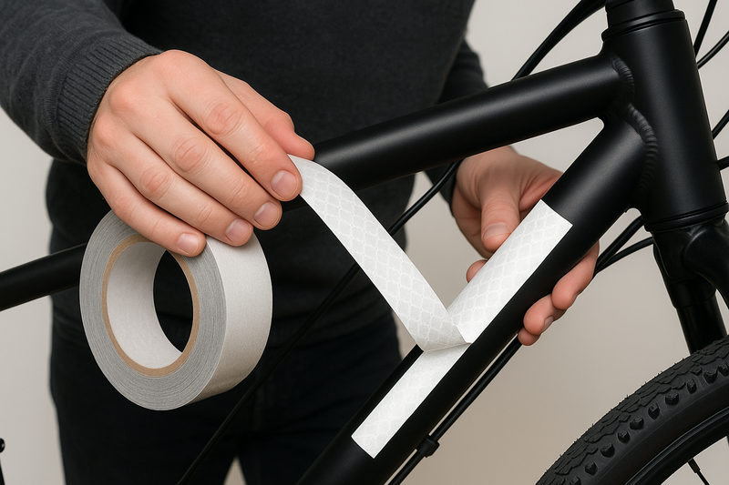 Heavy Duty Reflective Tape Silver 50mm x 10m Self-Adhesive