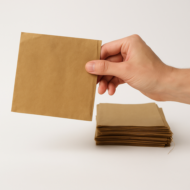 Premium Brown Paper Bags Eco-Friendly 37gsm Kraft Food Use Approved Strung for Easy Hanging