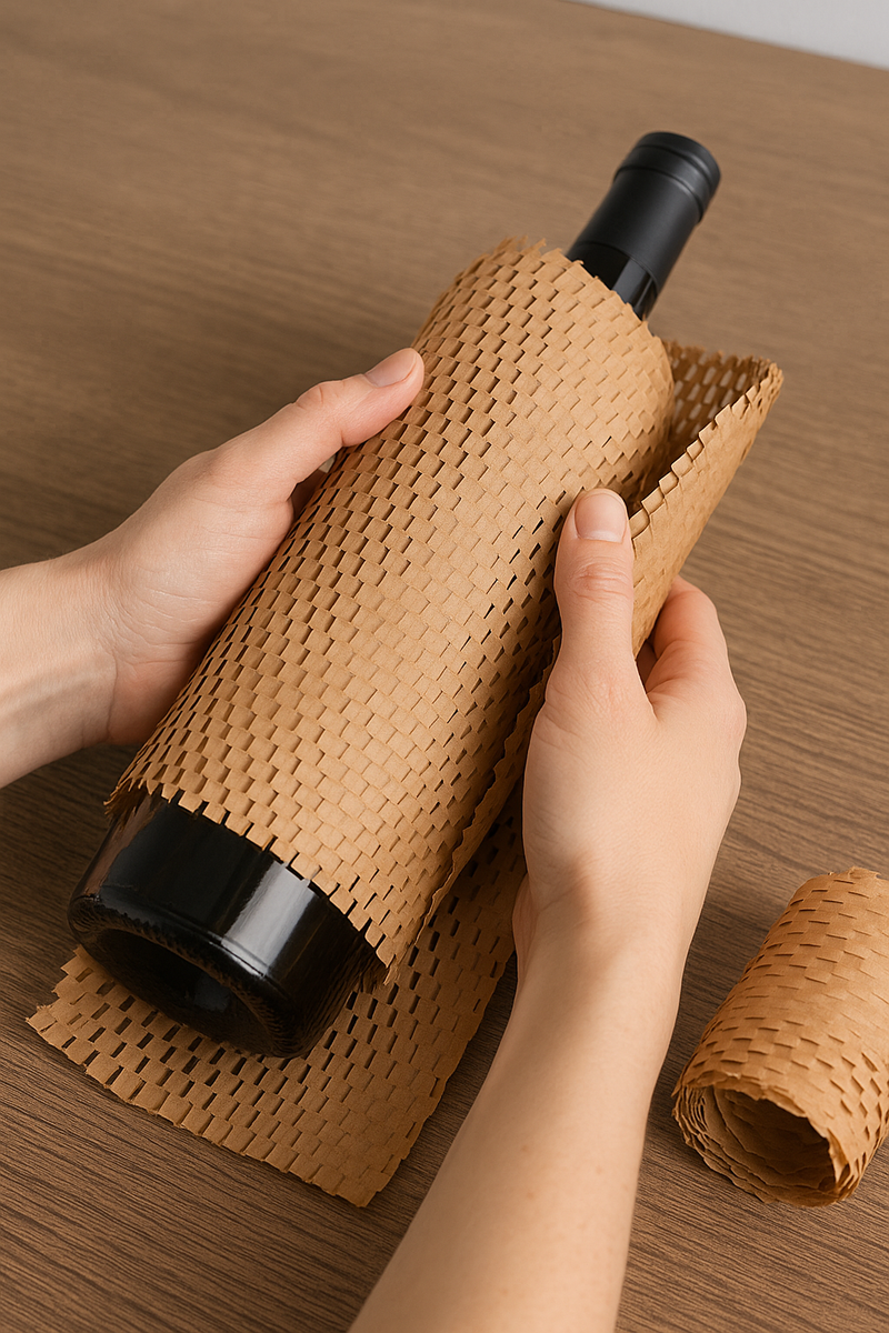 High-Performance Non-Abrasive Plastic-Free Packaging Sustainable Alternative to Bubble Wrap