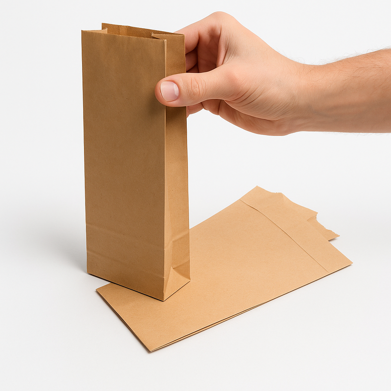 Heavy-Duty Eco-Friendly Food-Safe Recyclable Compostable Grocery Retail Bags (70 gsm)