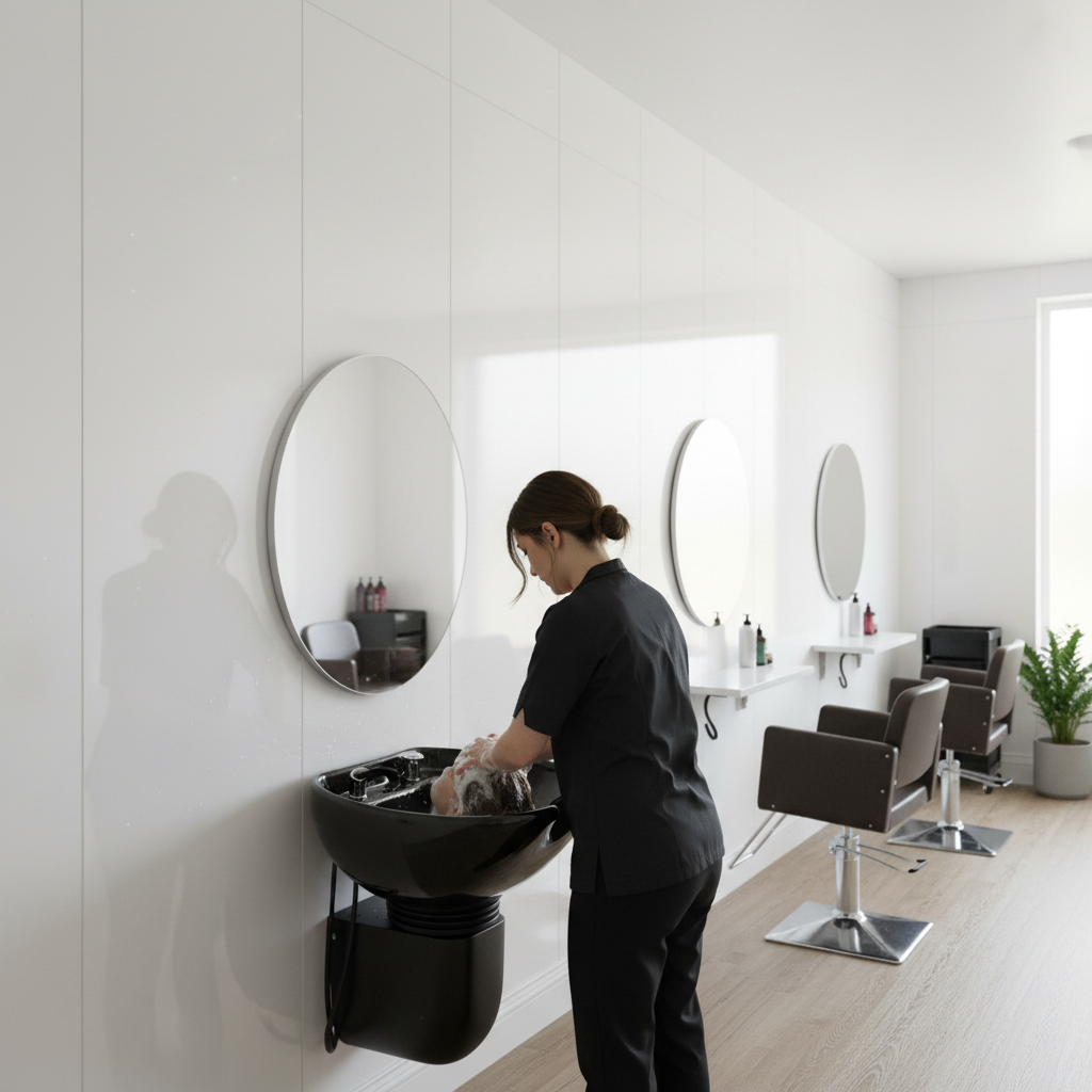 PVC Gloss Waterproof Wall Panelling - Durable, Mould-Resi...
