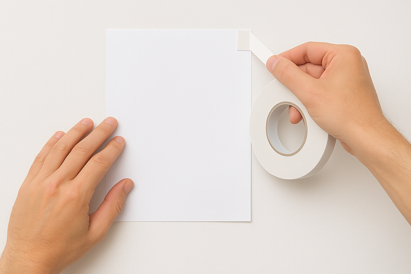 Premium White Foam Tape 12mm Strong Adhesive for Rivet-Free Assembly