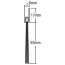 High-Professional Aluminium Brush Bottom Door Seal 2134mm For Superior Protection