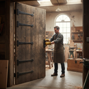 Premium Antique Black External Tee Hinge for Traditional Aesthetic and Durability