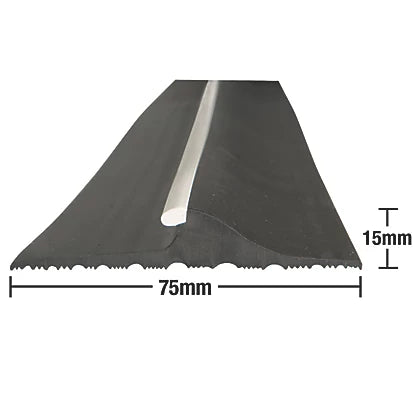 Heavy Duty Black Garage Threshold Seal For Enhanced Protection