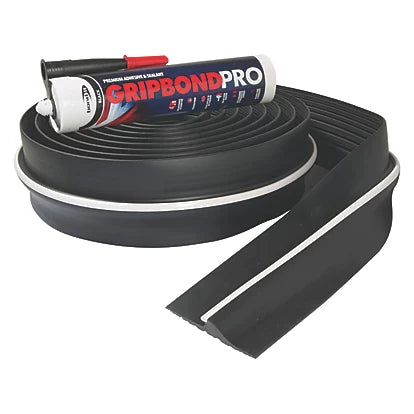 Heavy Duty Black Garage Threshold Seal For Enhanced Protection