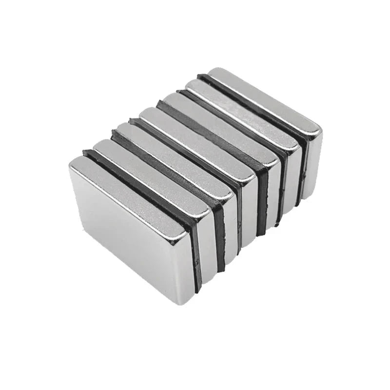 Industrial N42 Grade Silver Nickel Plate Block - 40mm