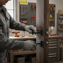 Matt Black Slim Square Lever Handle Set | Magnetic Latch | Optional Bathroom Lock