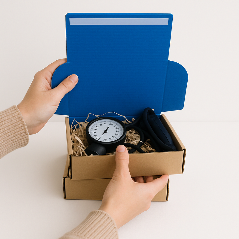 High-Quality Dark Blue Mailing Boxes Quick Seal Tear Strip Best for Online Stores Subscription Packaging 50 Pack