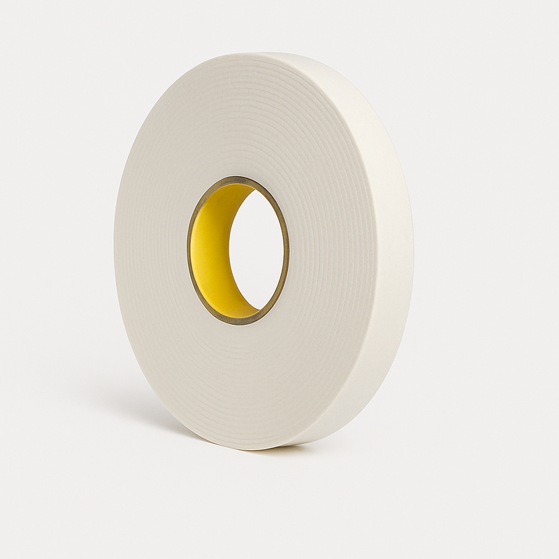 Heavy-Duty Foam Mounting Tape 25 mm × 66 mm High-Temp Solvent-Resistant & Reclosable