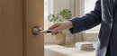 Premium Designer Door Handle Lever on Round Rose - Crafted with Finest Materials and Sophisticated Technology