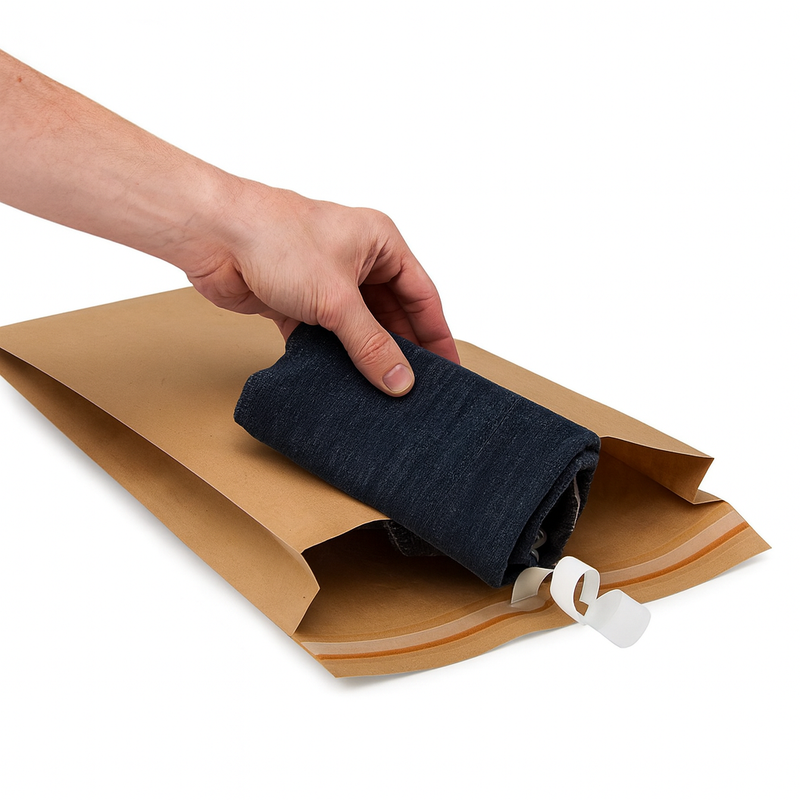 Premium Mailing Envelopes Kraft Paper 95gsm Sustainable Recyclable Com postable Bags for Professional Shipping