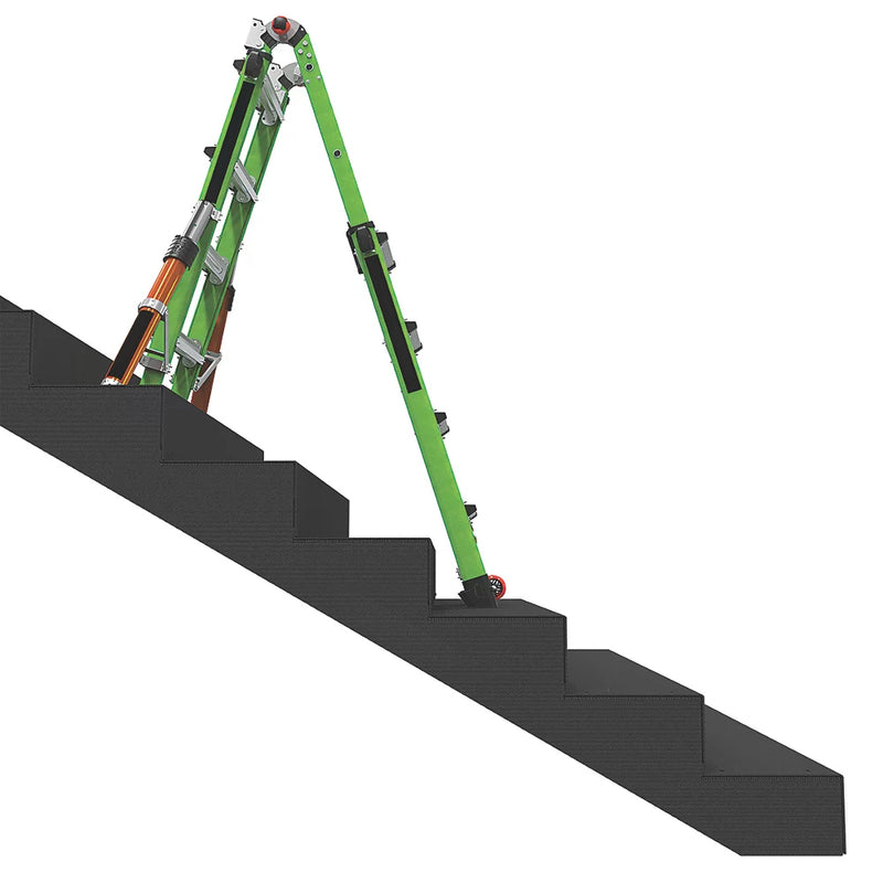 High Impact Fibreglass Combination Ladder For Professional Use - 4.55m