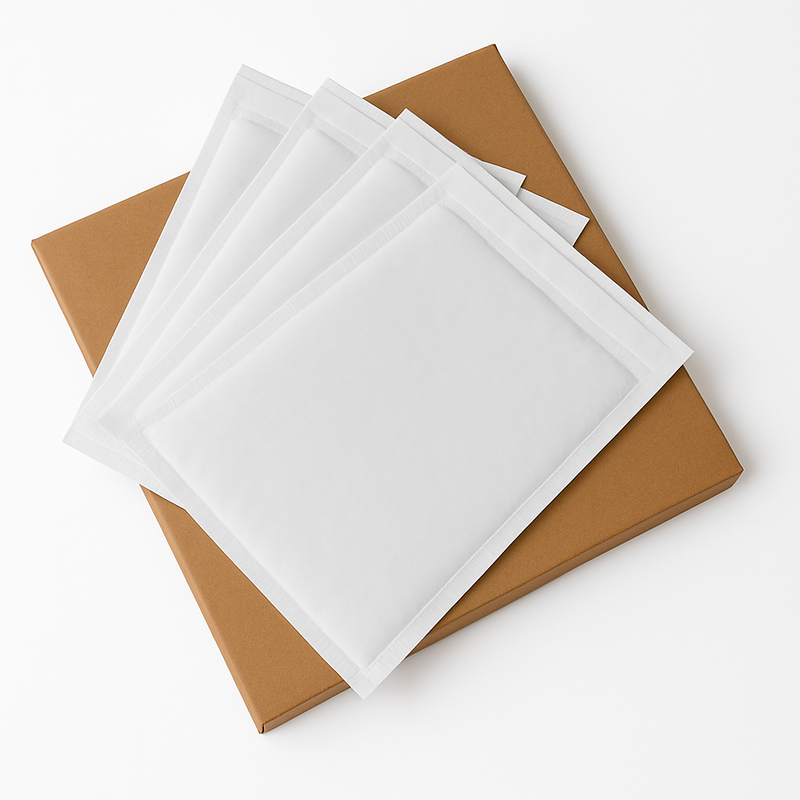 Heavy-Duty Plain Document Enclosed Wallets 1000 Pack Self-Adhesive Shipping Sleeves