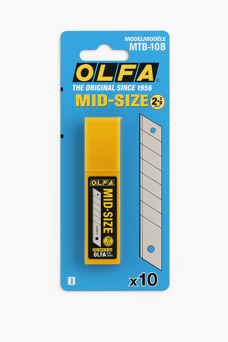 Heavy-Duty 18mm Replacement Cutter Blades for Pros Contractors