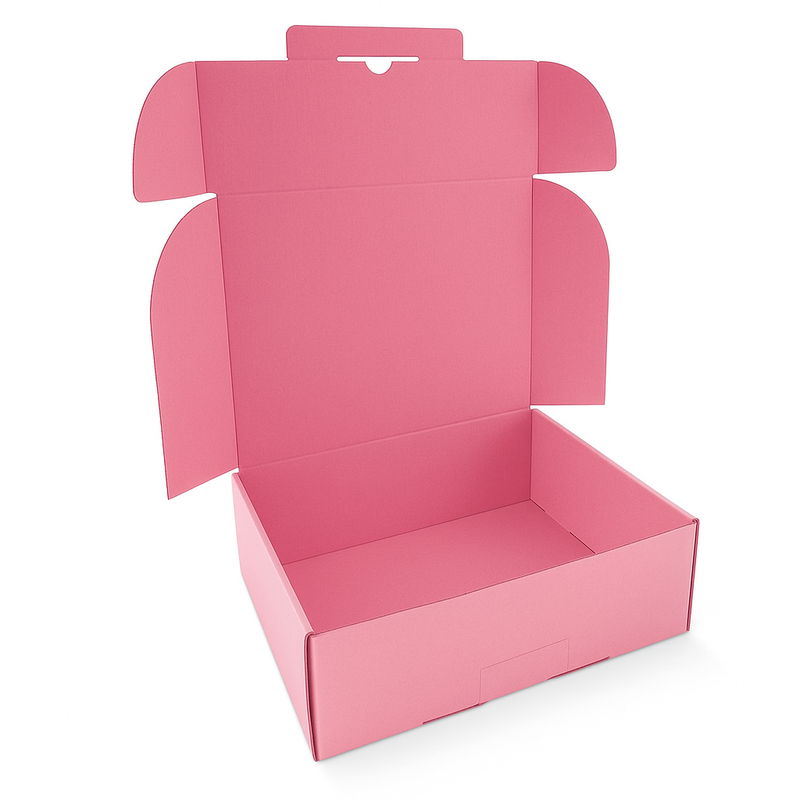 Premium Coloured Postal Boxes Die-Cut White Kraft Outer High-Impact E-Commerce Packaging