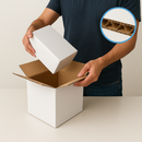 High-Performance Double Wall White Packing Boxes Secure Professional-Grade Cartons