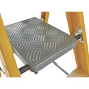Industrial Quality Fiberglass 6-Step Platform Step Ladder For Safety & Stability