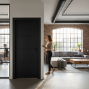 Internal Fully Finished Industrial Studio Door with 4 Panels