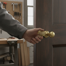 Premium Satin Brass Round Rose Mushroom Mortice Door Knob - 58mm High-Performance Design for Traditional Style