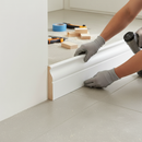 White Painted Decorative Skirting Board 2.4m Length